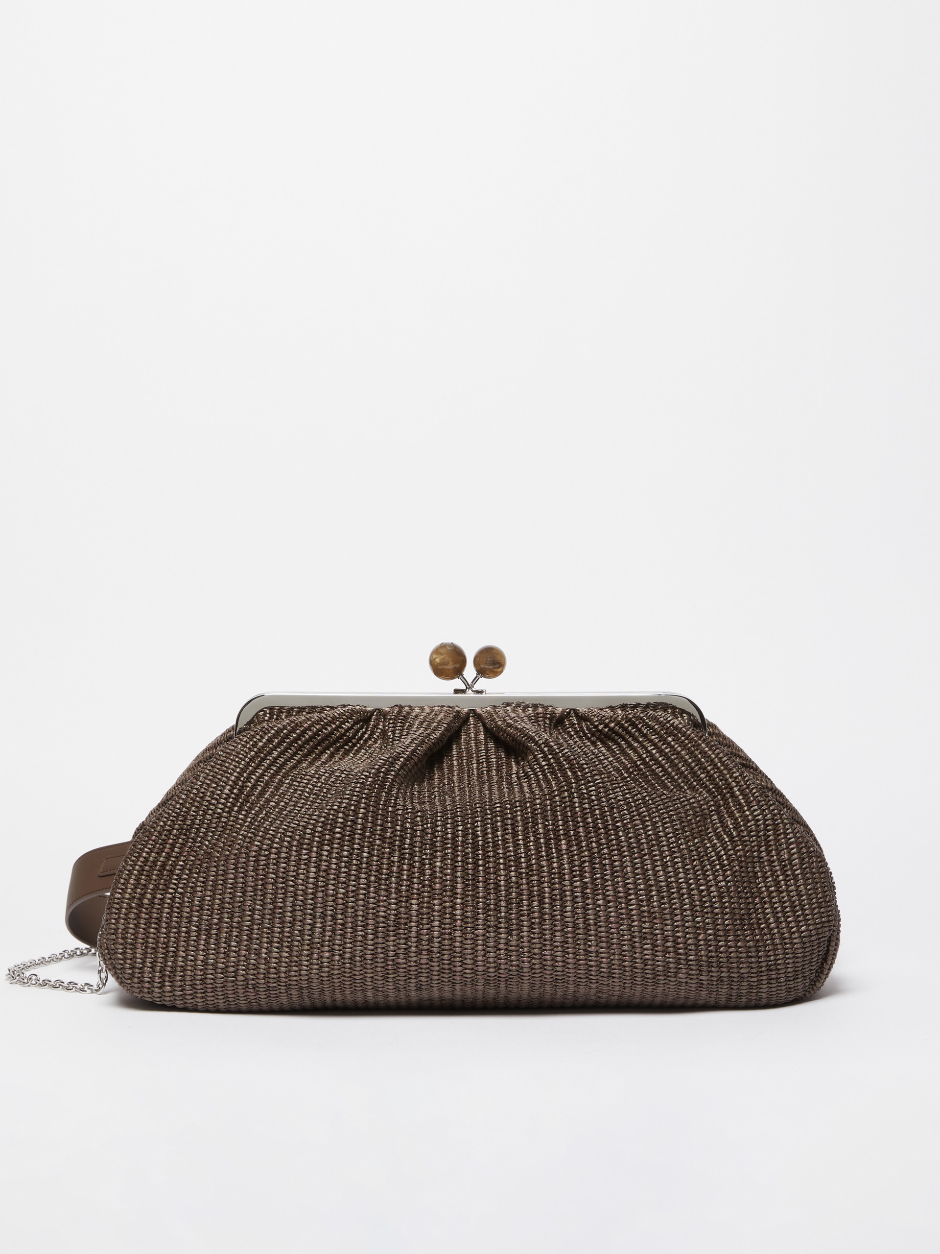 NABARRO Large raffia-effect Pasticcino bag - 1