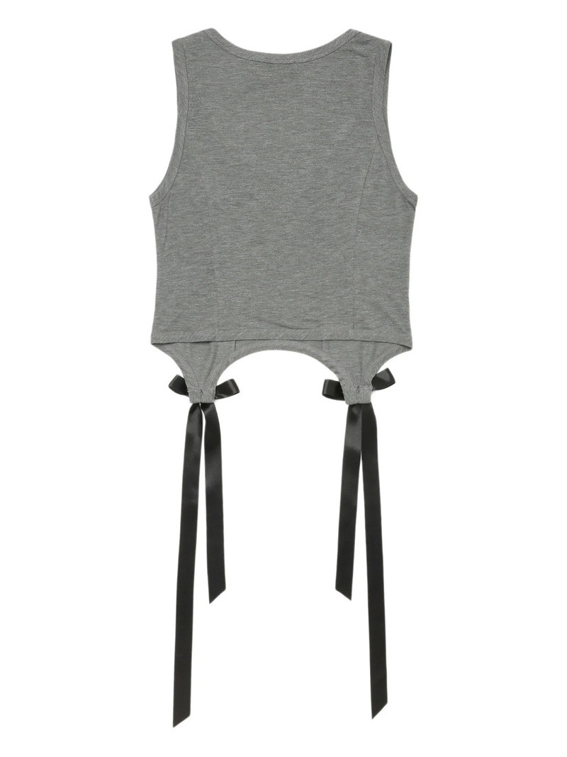 Simone Rocha Easy Tank With Bow Tails Fine outlook