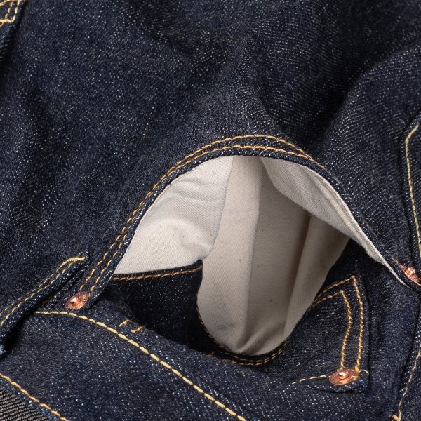 IH-777S-18 18oz Vintage Selvedge Denim Slim Taper Indigo - 10