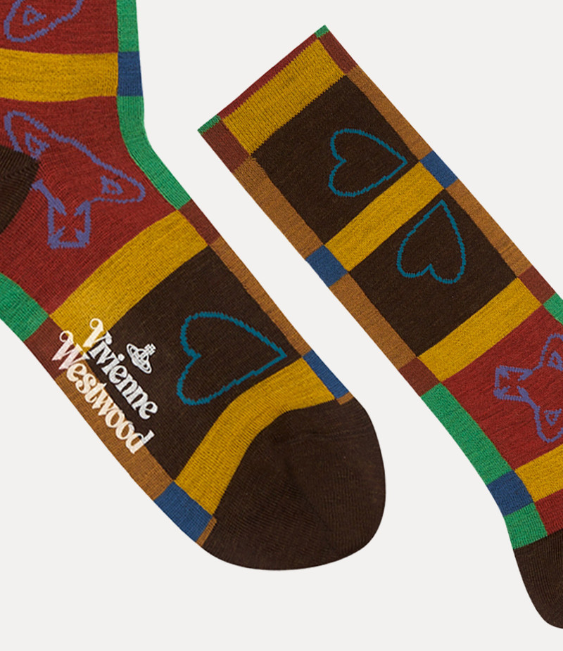 HEARTS AND ORBS SOCKS 3