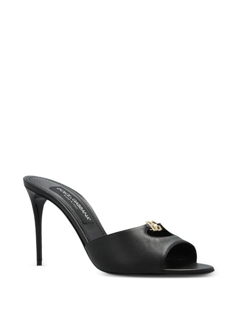 Dolce & Gabbana cutout logo mules outlook