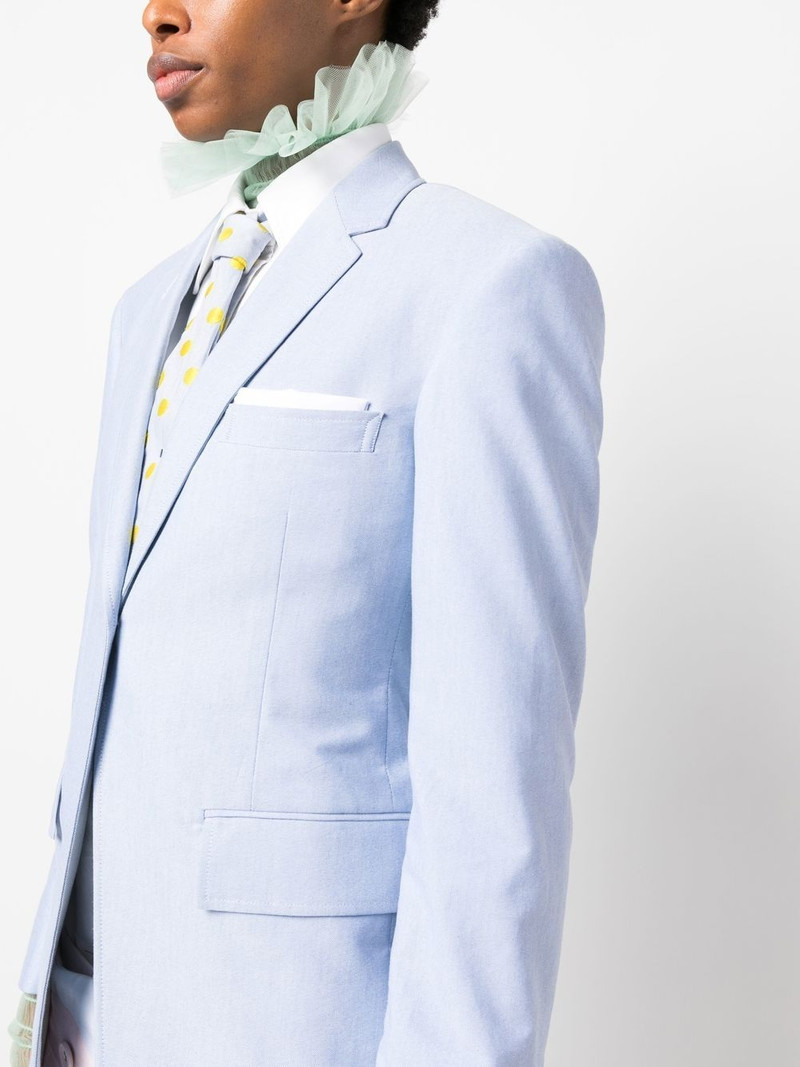 single-breasted cotton blazer 5