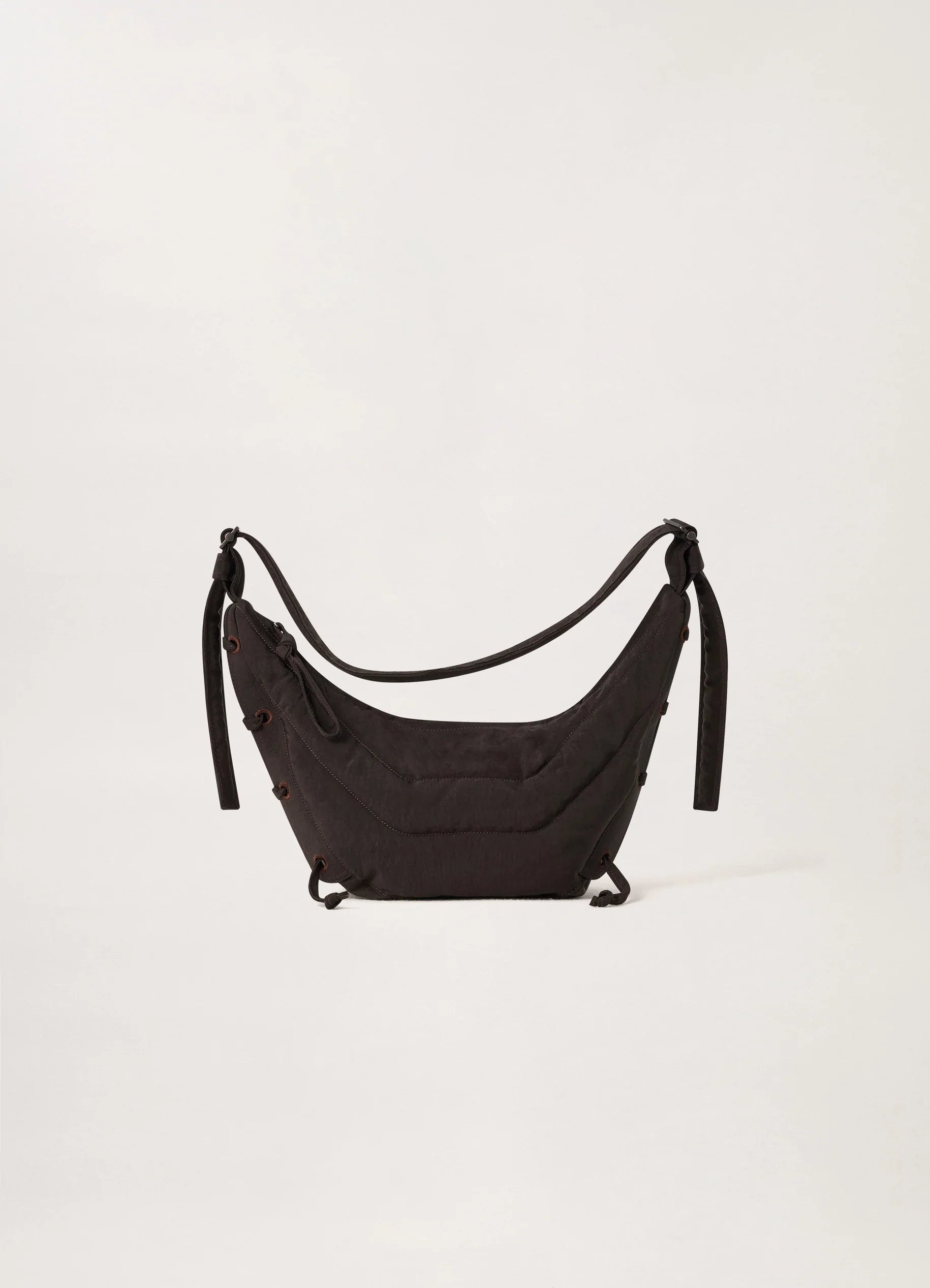 Lemaire Soft Game Padded-nylon Cross-body Bag in Black