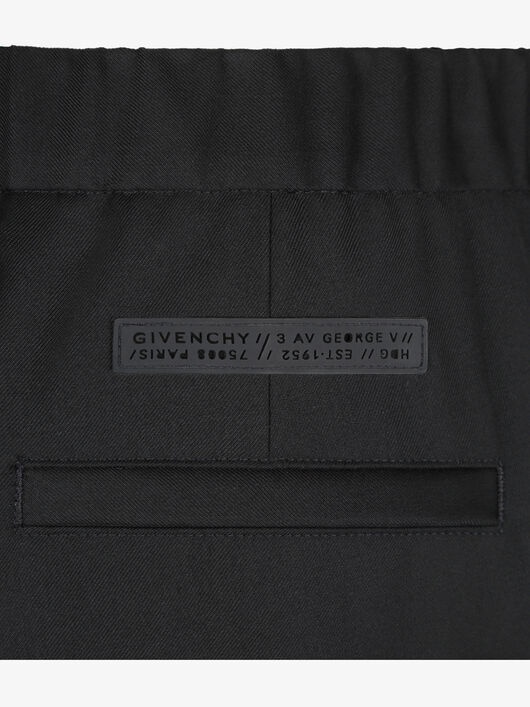 GIVENCHY PATCH CARGO PANTS IN WOOL - 5