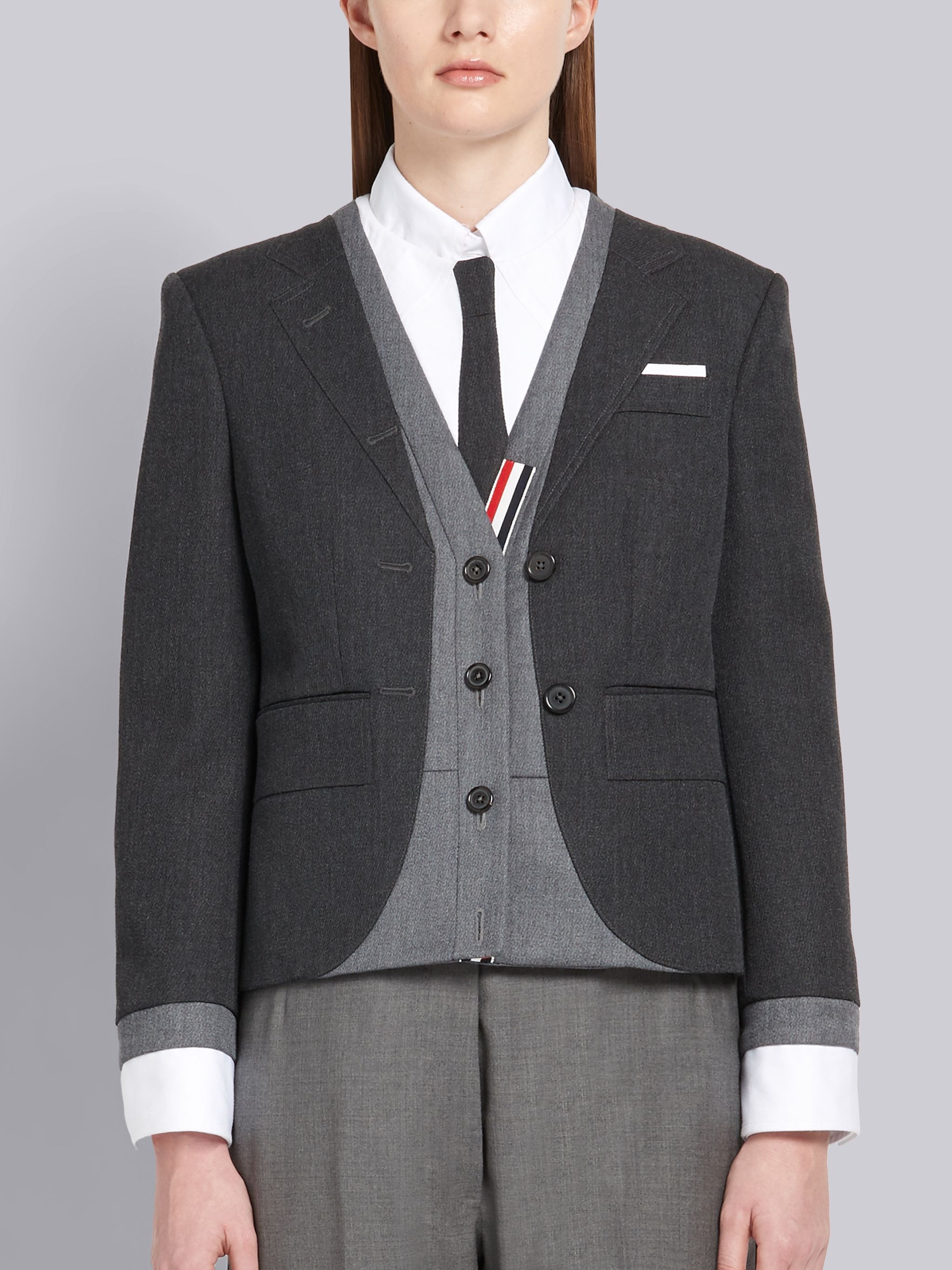 Trompe L'oeil Suit Sport Coat - 1