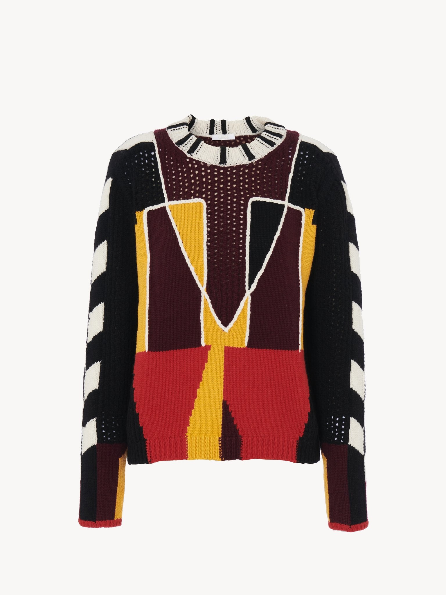 GRAPHIC KNIT SWEATER - 4