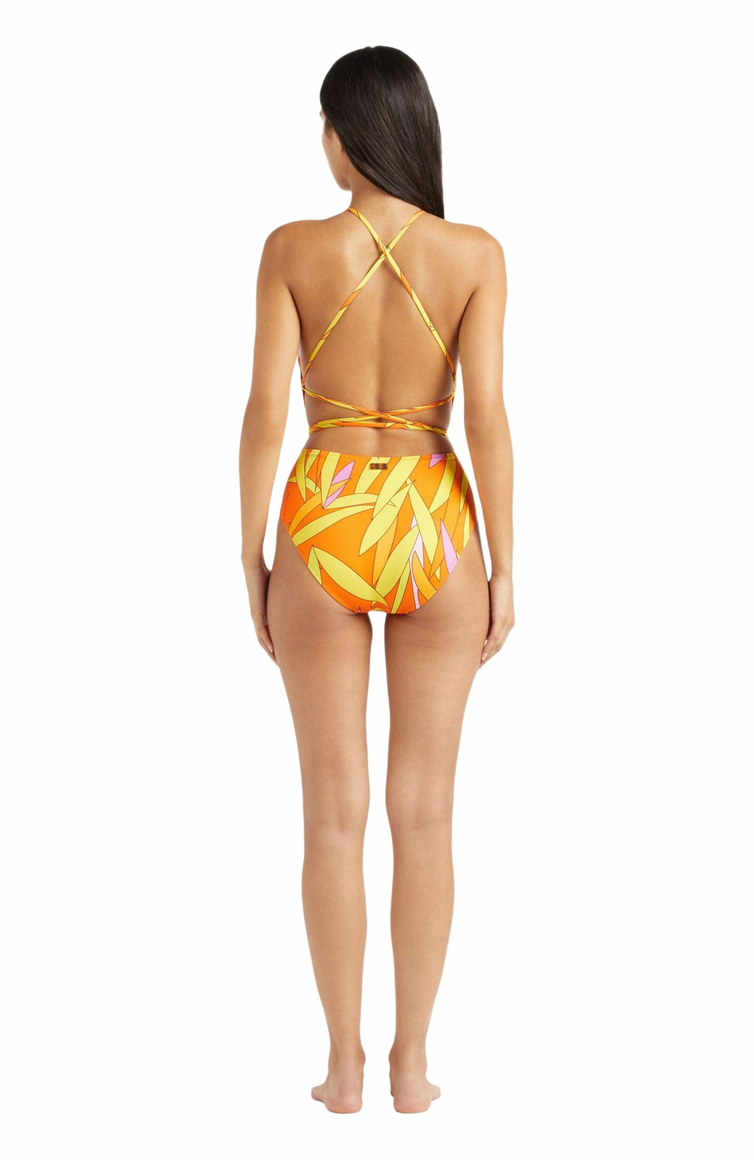Vilebrequin Women's Madrague Backless One-Piece Swimsuit in Abricot at Nordstrom - 4