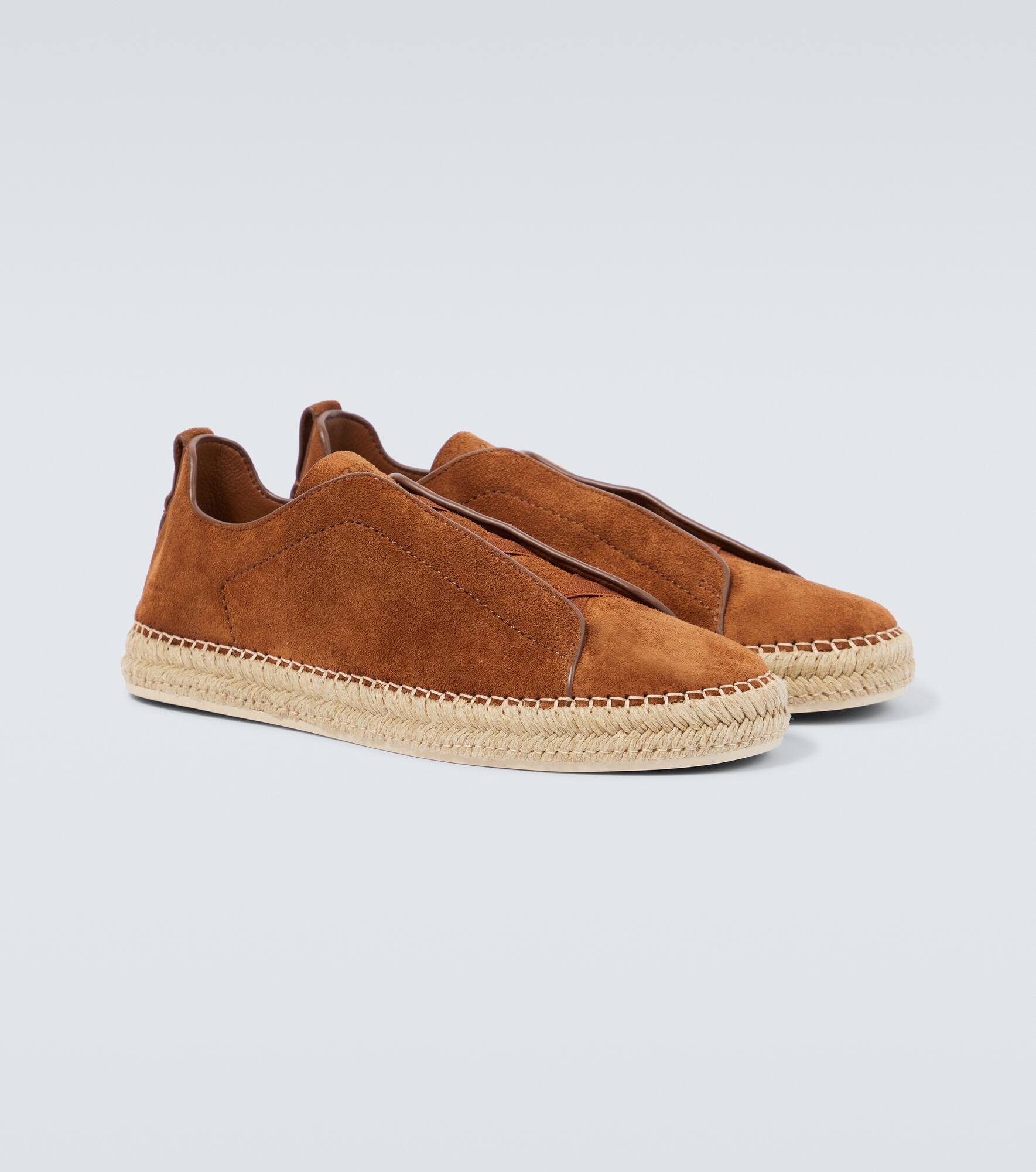 Triple Stitch suede espadrilles - 5