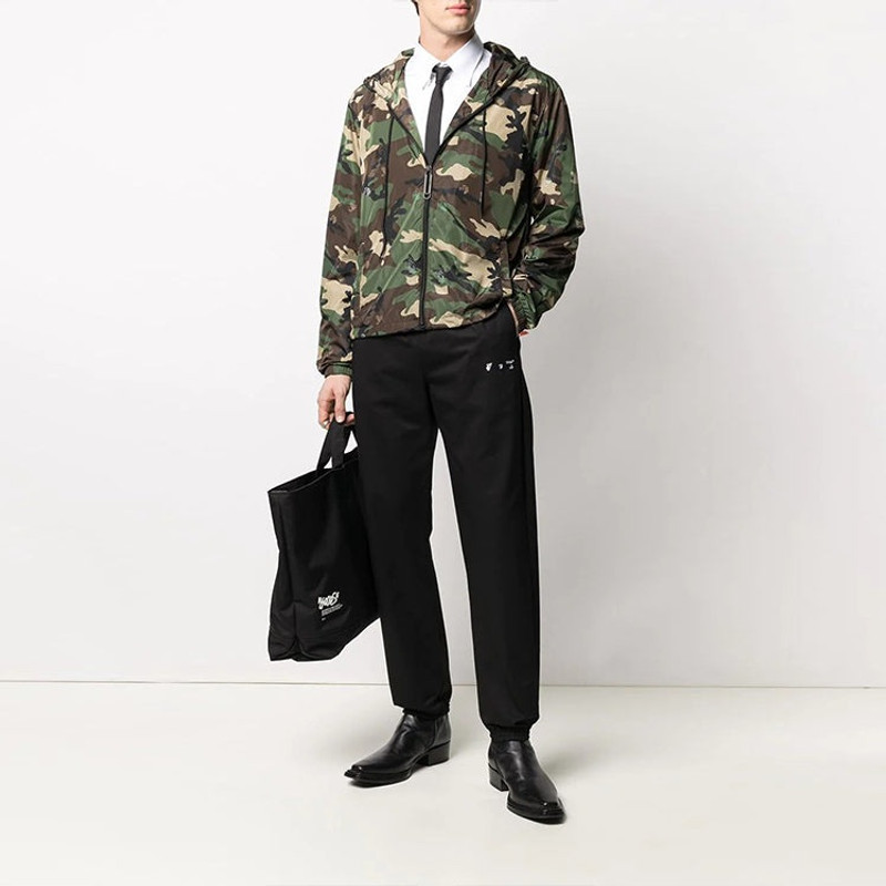 Off-White Off-White Hands Off Classic Shirt 'White/Black' OMGA152S21FAB0010110 outlook