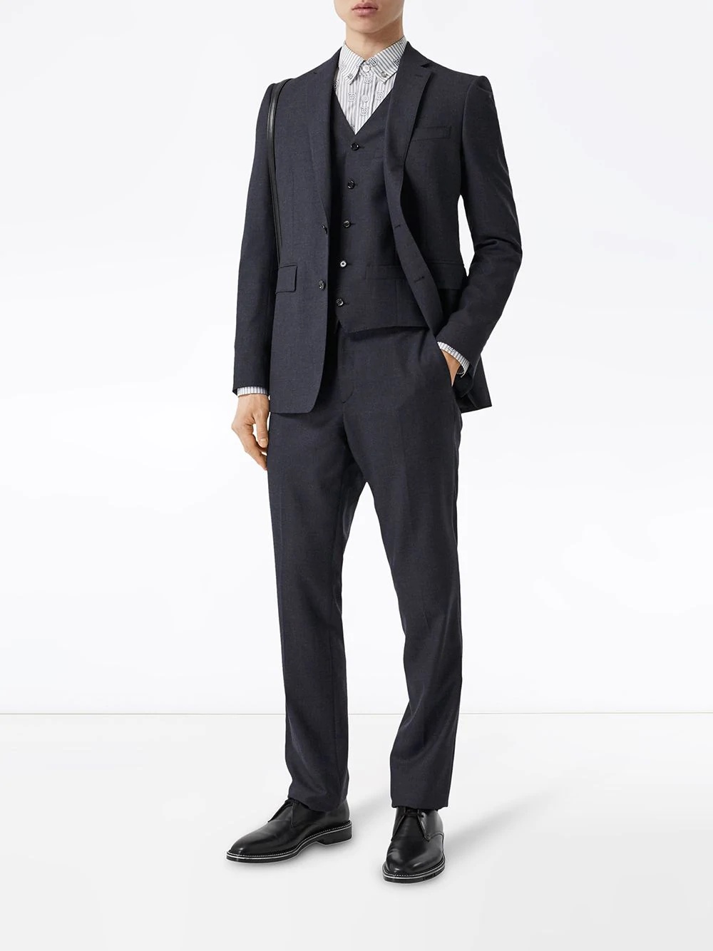 three-piece wool suit - 2