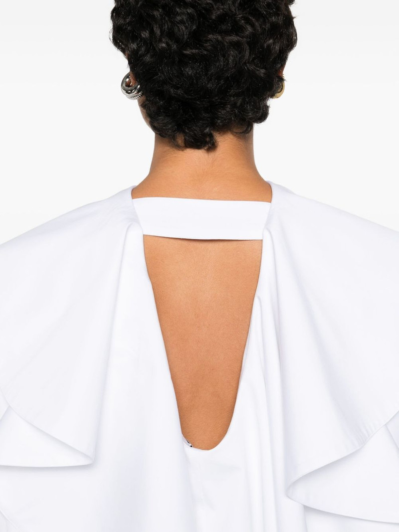 ruffled shirt midi dress 5
