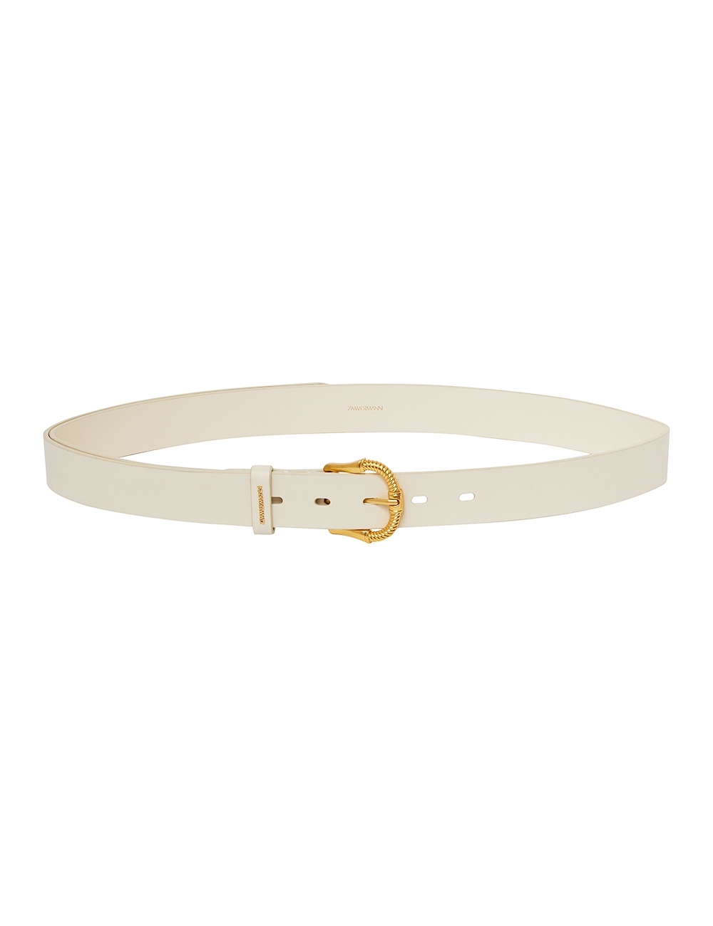 TWISTED BUCKLE LEATHER BELT 30 - 1