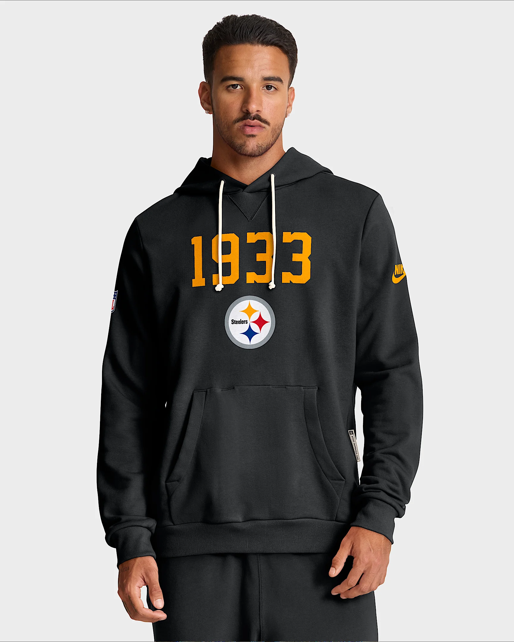 Pittsburgh Steelers Alt Onside Conversion Sideline Men's Nike Dri-FIT NFL Pullover Hoodie - 1