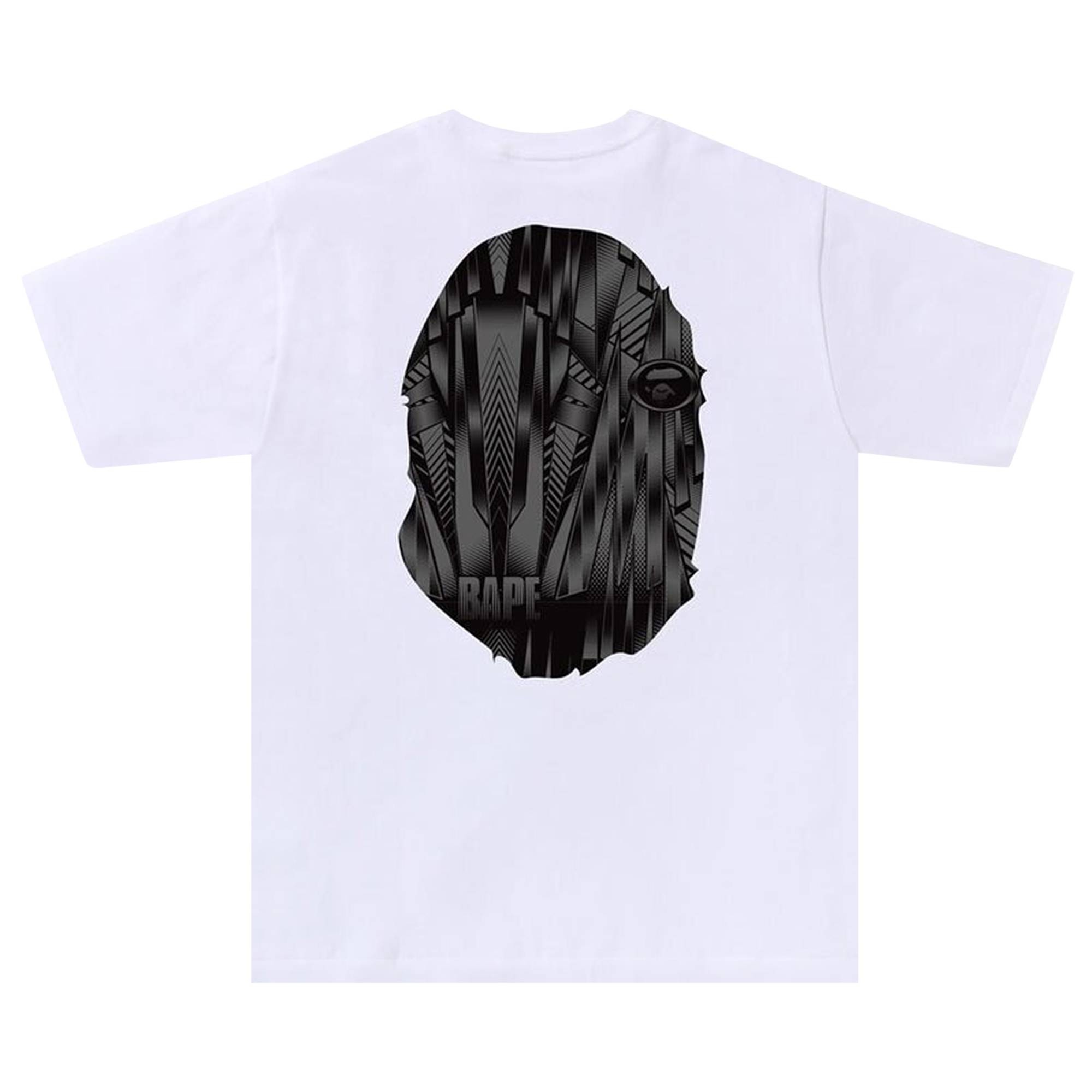 BAPE Speed Racer Big Ape Head Tee 'White/Black' - 2