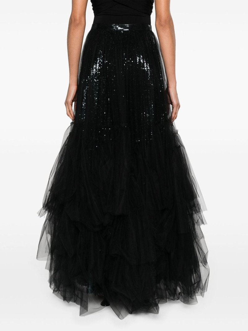 sequinned tulle maxi skirt 4