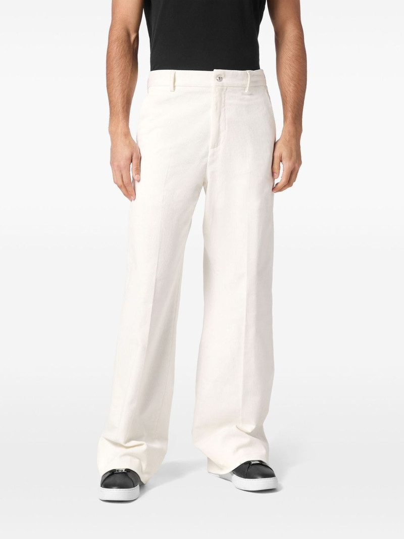 wide-leg velvet trousers 3
