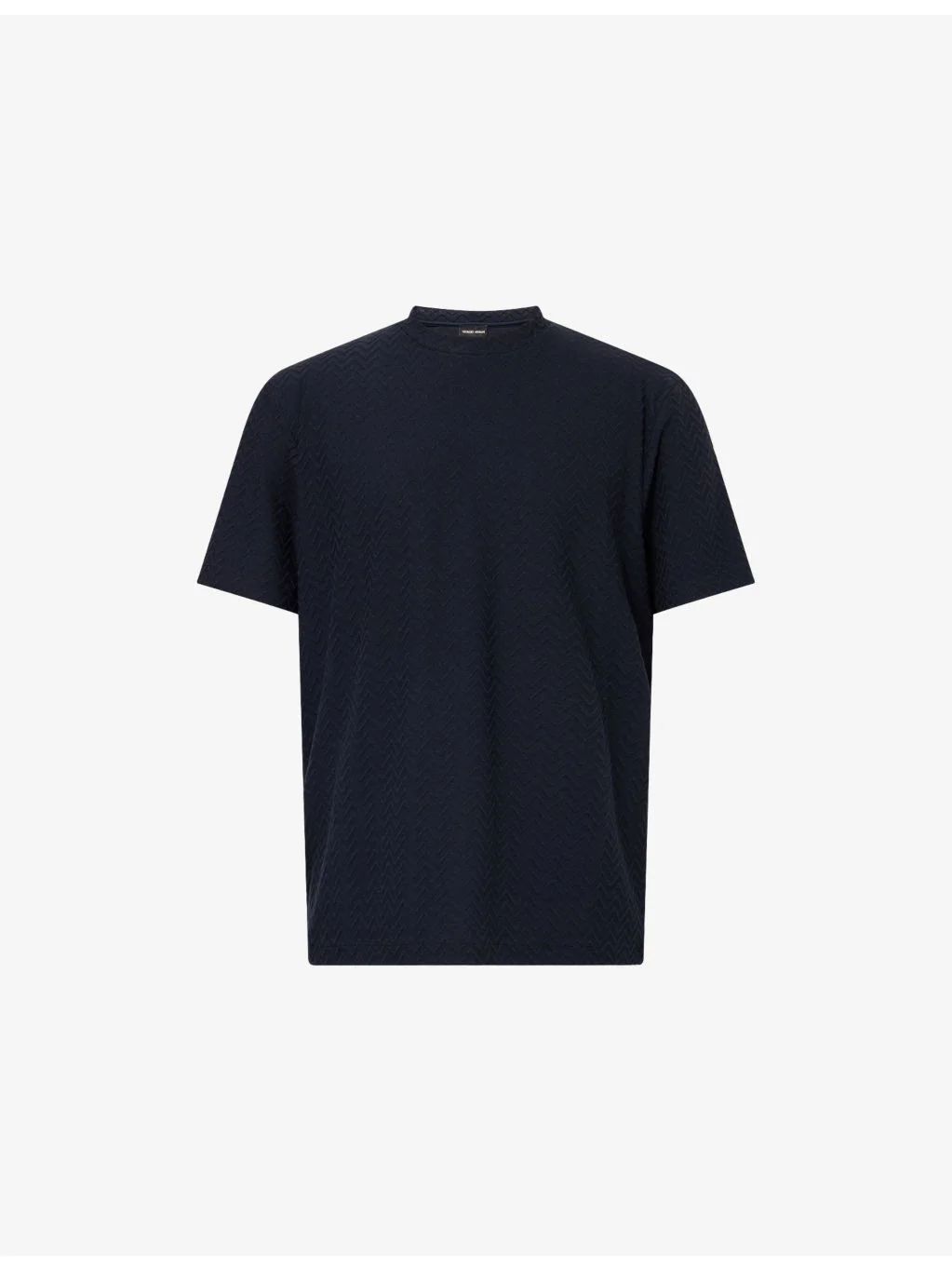 Crew-Neck Stretch Wool-Knit T-Shirt - 1