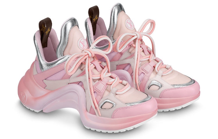 (WMNS) LOUIS VUITTON Archlight 1.0 Sneakers 'Pink Silver' 1AACLU - 2