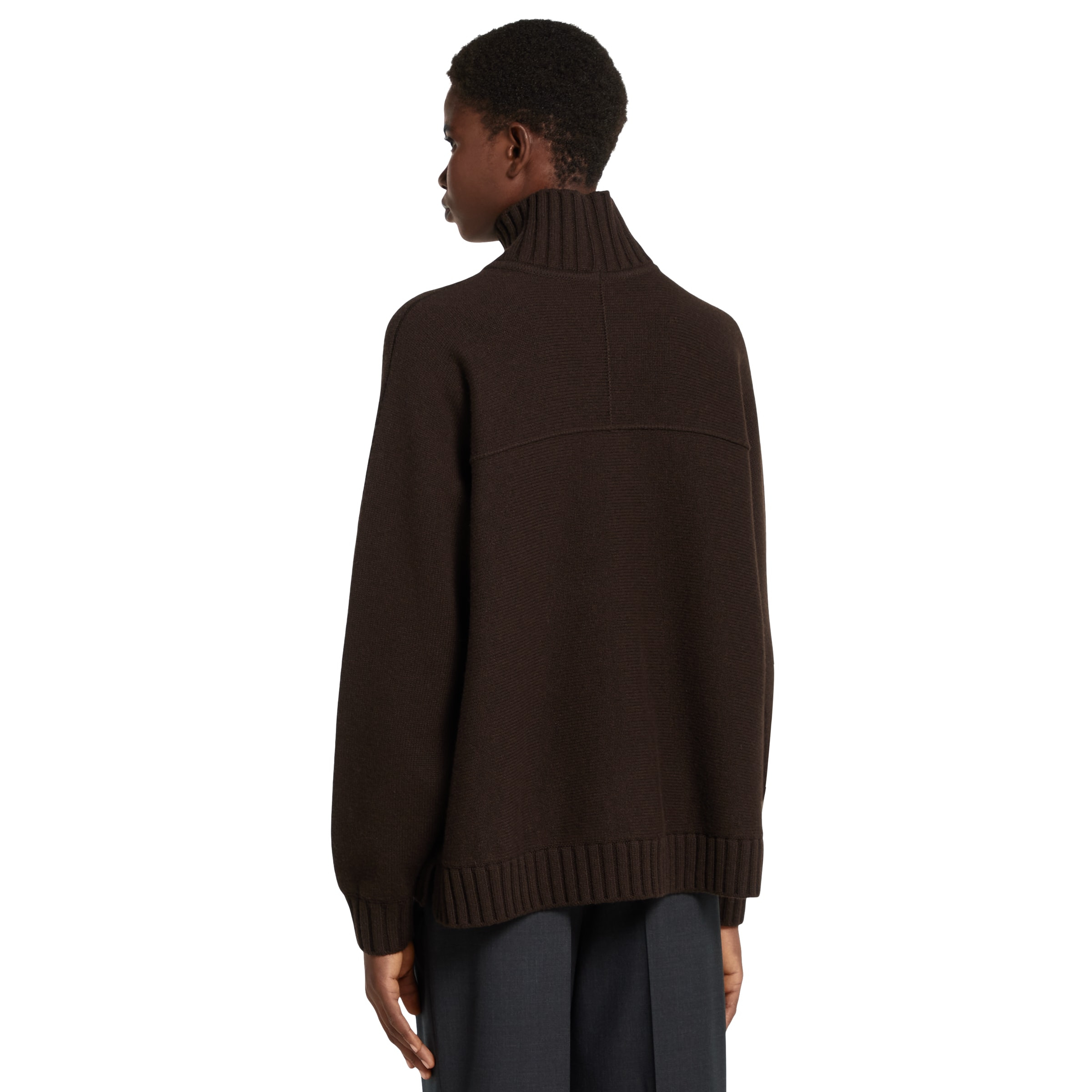 Wool cashmere sweater with Horsebit - 4