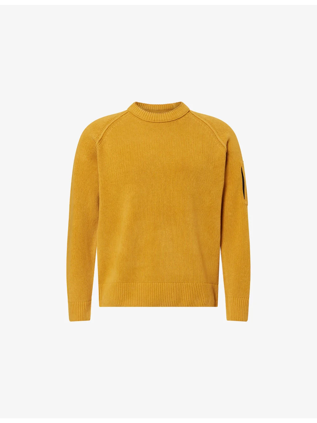 Brand-Lens Ribbed Cotton Sweatshirt - 1