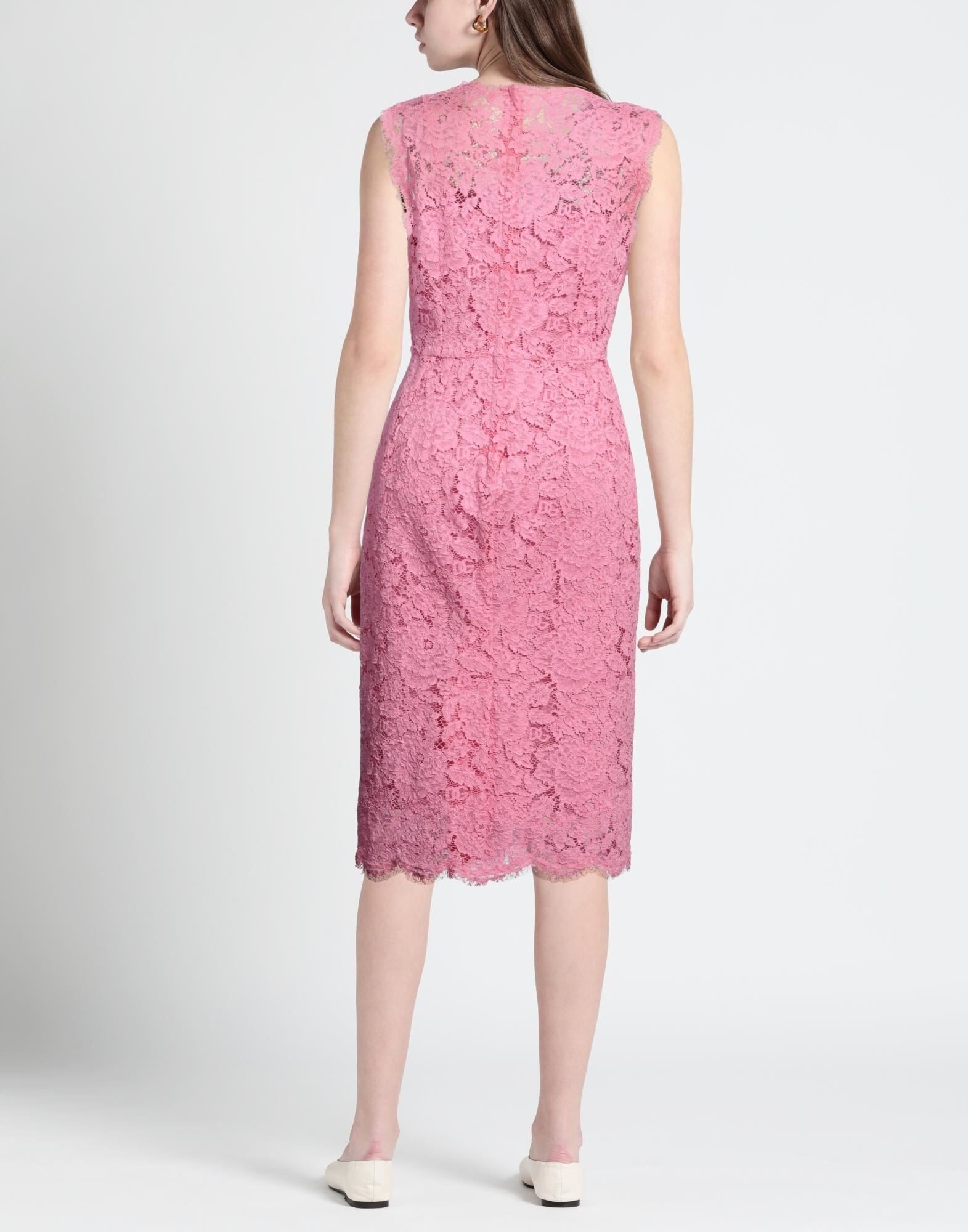 Dolce & Gabbana Pink Women's Midi Dress | yoox | REVERSIBLE