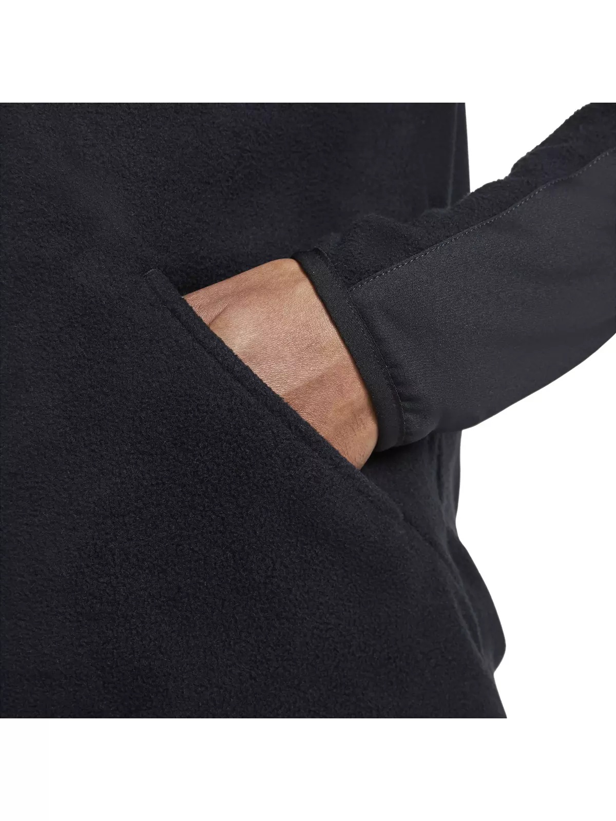Women's Therma-FIT Victory Long-Sleeve 1/2-Zip Golf Top -Black - 5
