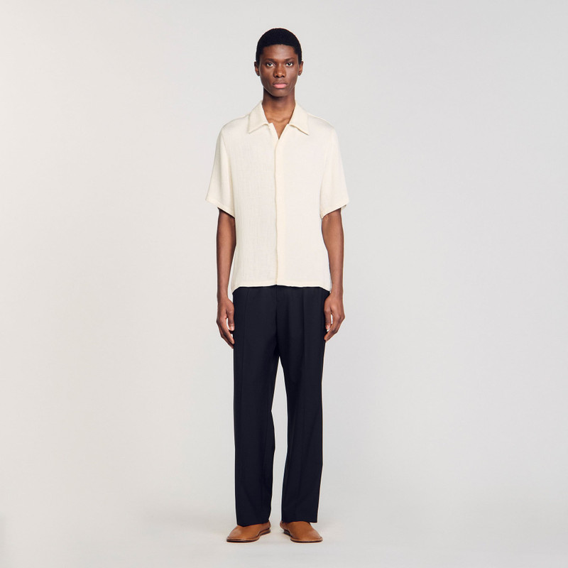 Sandro CRINKLED SHIRT outlook