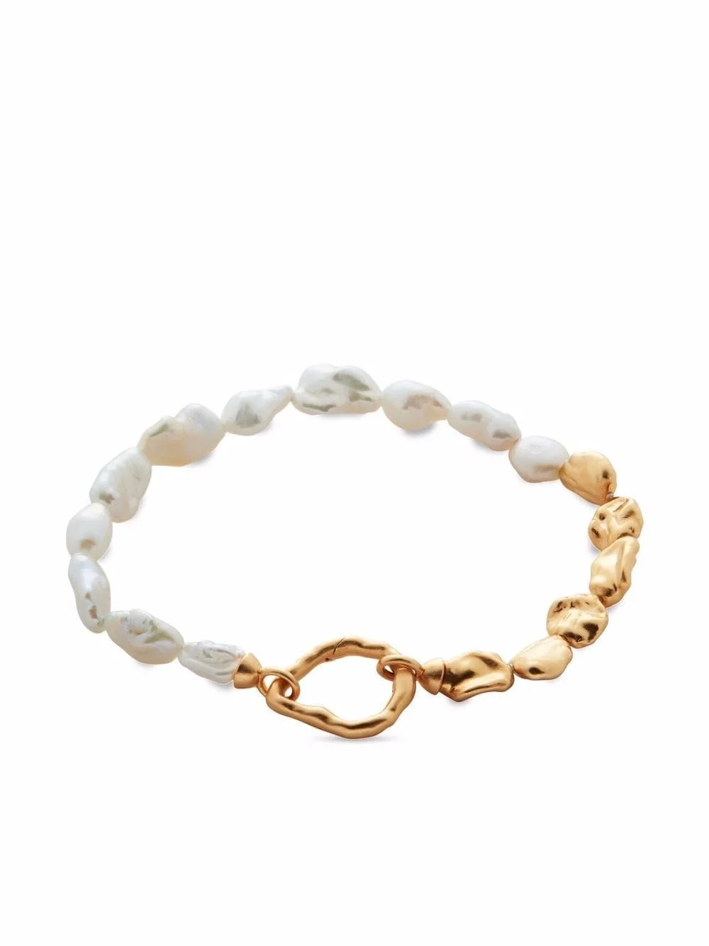 x Mother of Pearl Keshi pearl bracelet - 1