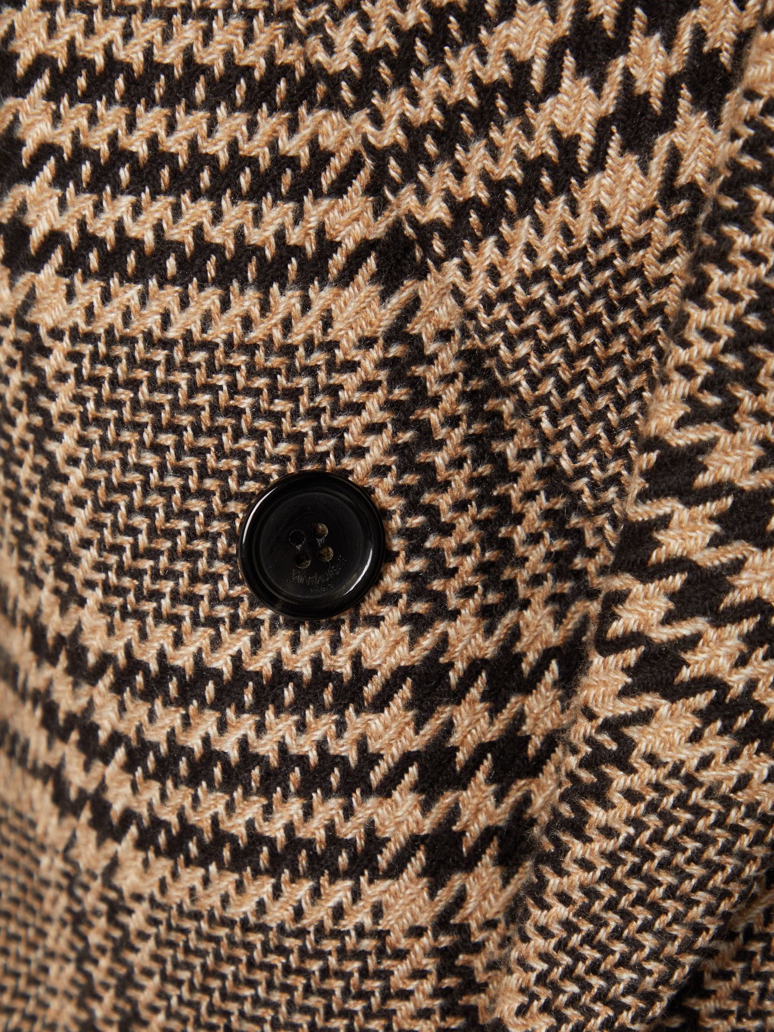 Double-breasted checked silk and cashmere-blend blazer Brown - 5