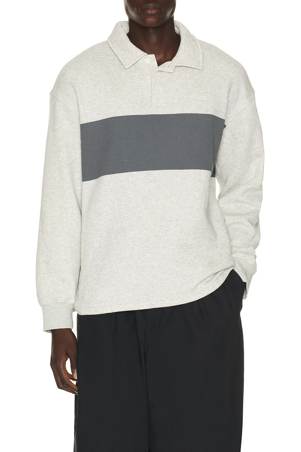 Fleece Lounge Rugby Polo - 1