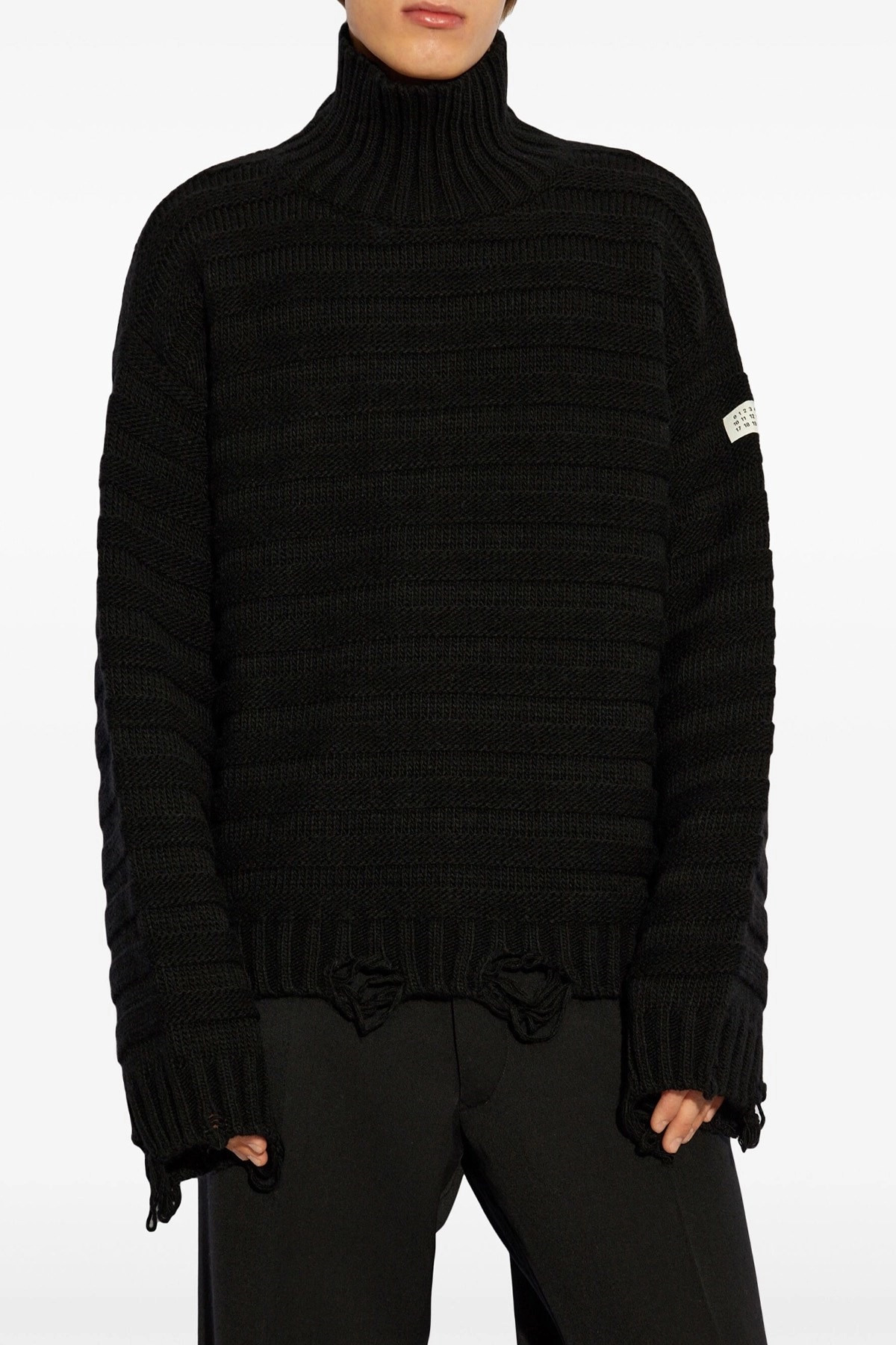 Destroyed ribbed sweater - 2