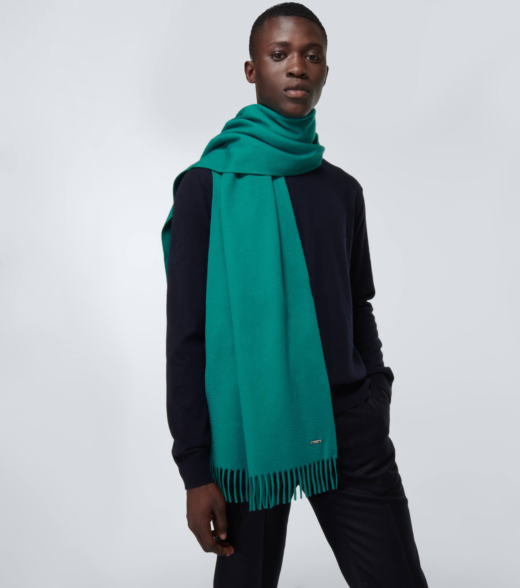 Large cashmere scarf - 2