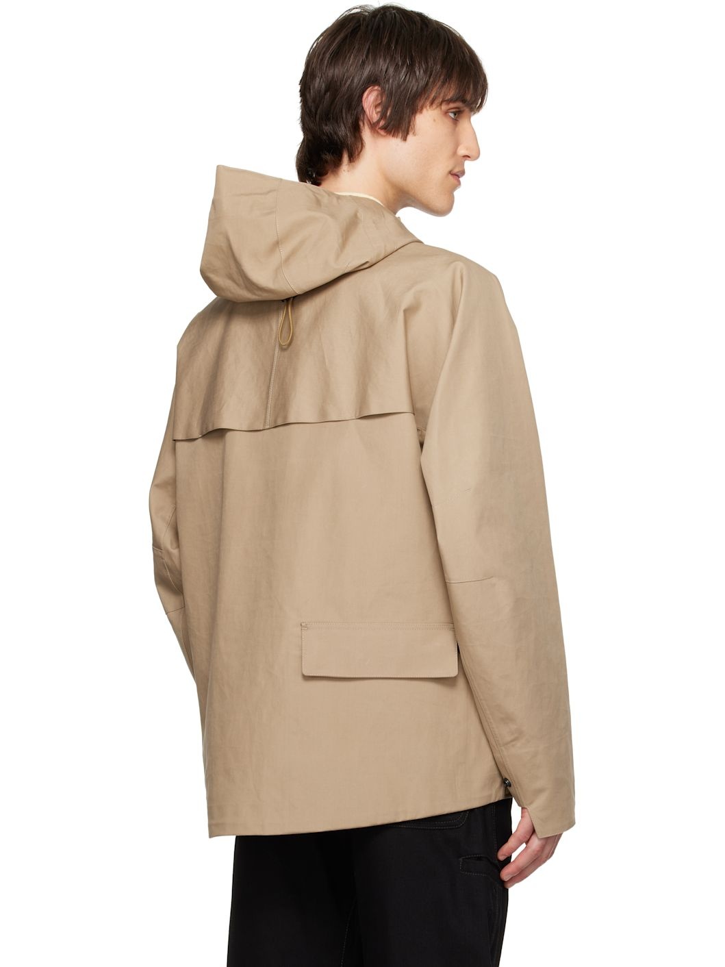 Tan Soft Technical Parka Jacket - 3