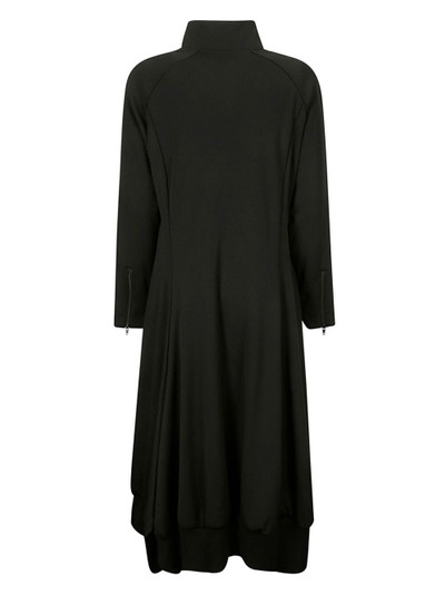 Yohji Yamamoto high-neck dress outlook