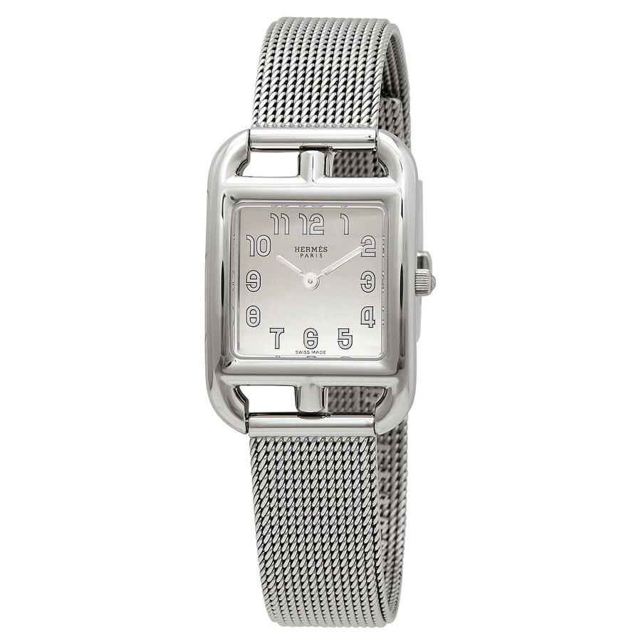 Hermes Cape Cod Quartz Silver Dial Ladies Watch 045766WW00 - 1