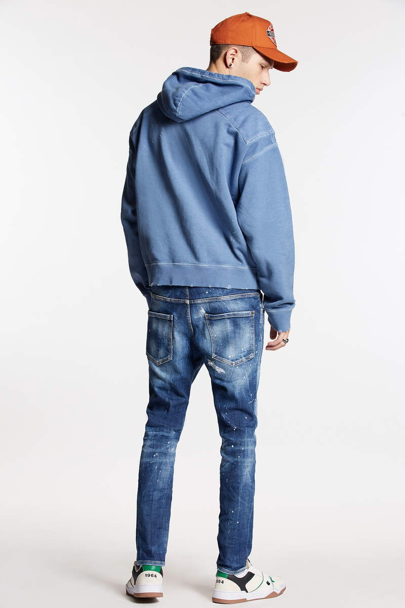 DSQUARED2 MEDIUM BASIC RIPPED WASH SKATER JEANS outlook