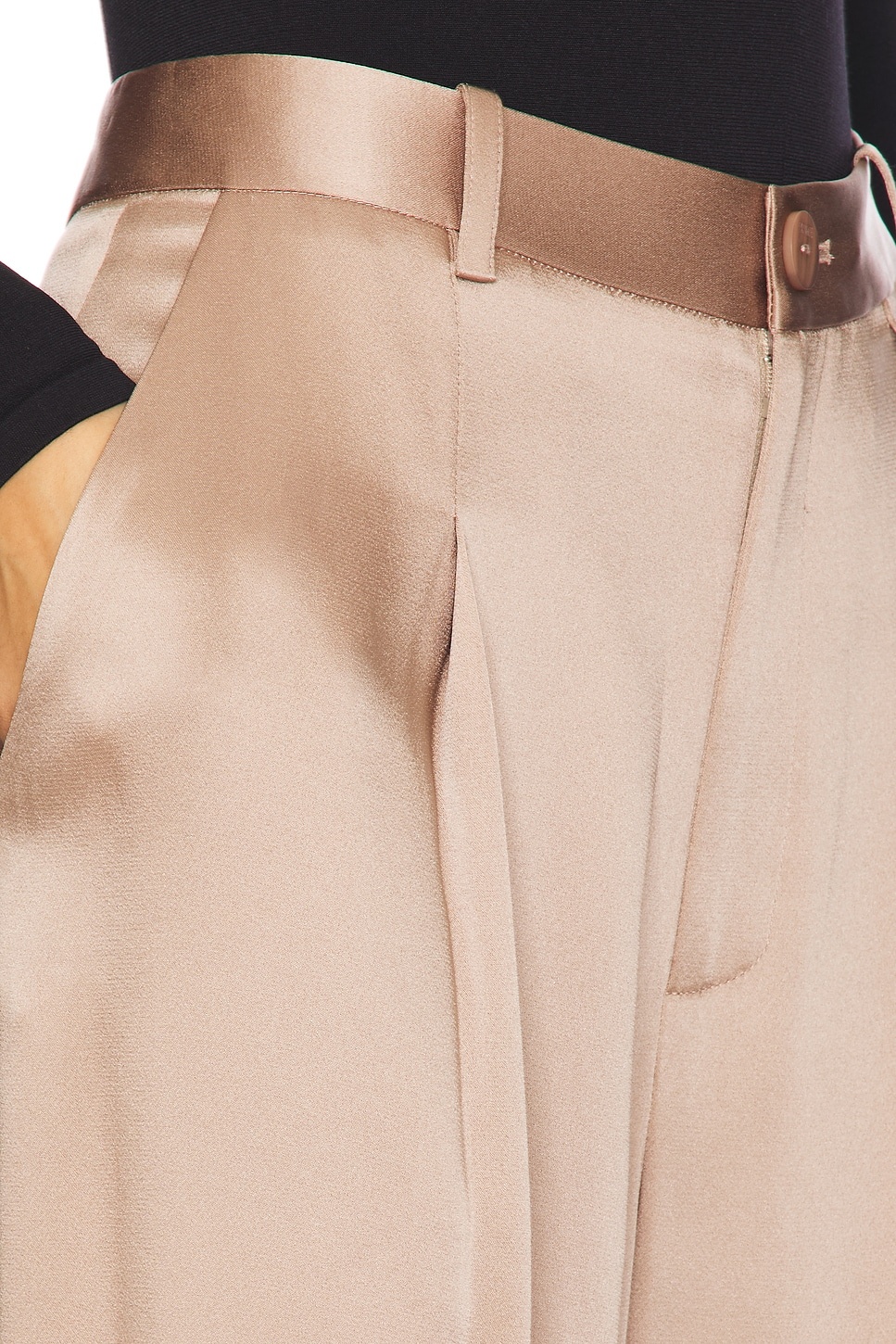 Satin Relaxed Pant - 6