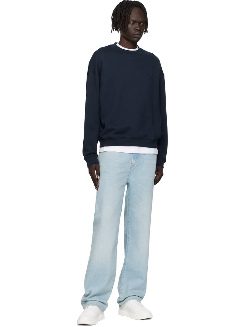 LACOSTE Navy Croc Signature Sweatshirt outlook