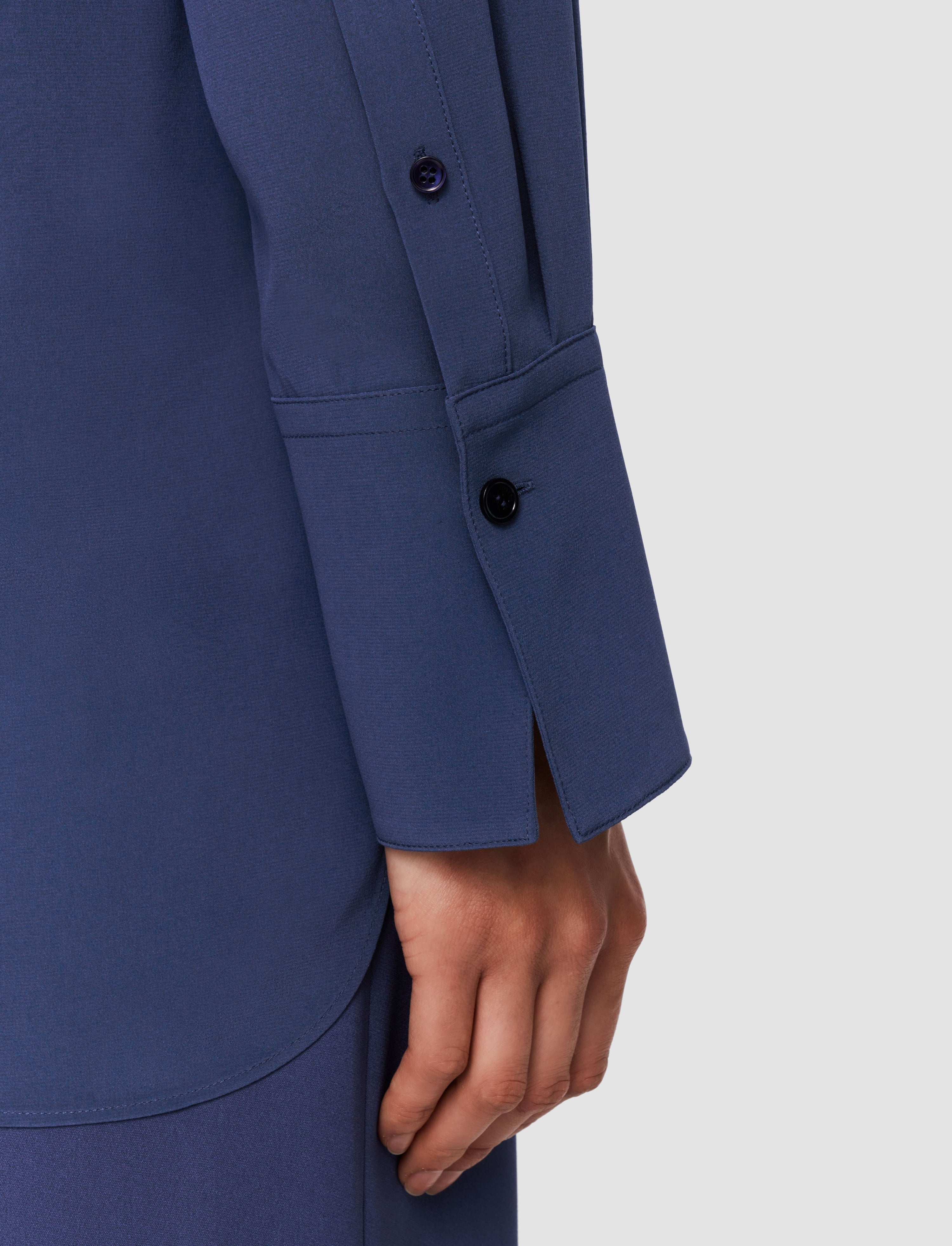 Joe Silk Crepe de Chine Blouse - 5
