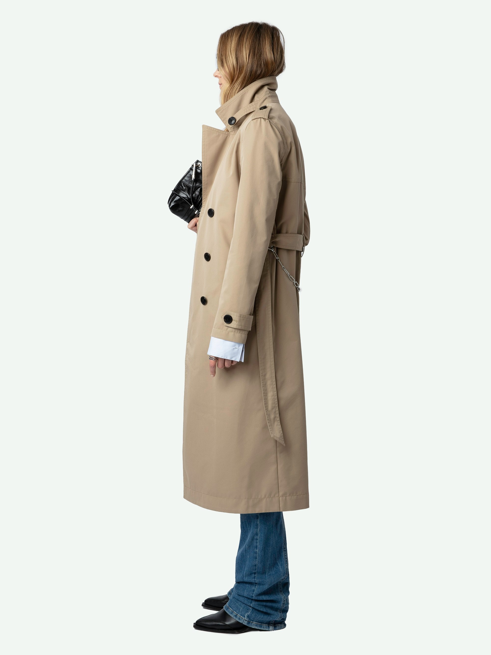 Zadig & Voltaire Mandy Trench Coat | REVERSIBLE