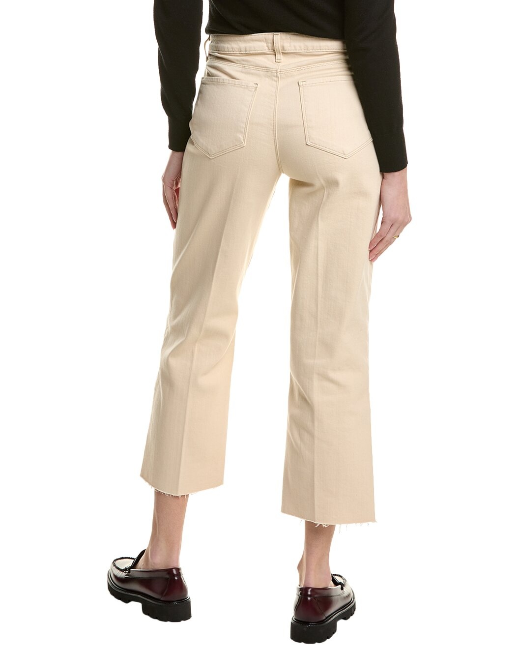 L’AGENCE Wanda High-Rise Crio Oat/Mothergoose Con Wide Leg Jean - 2
