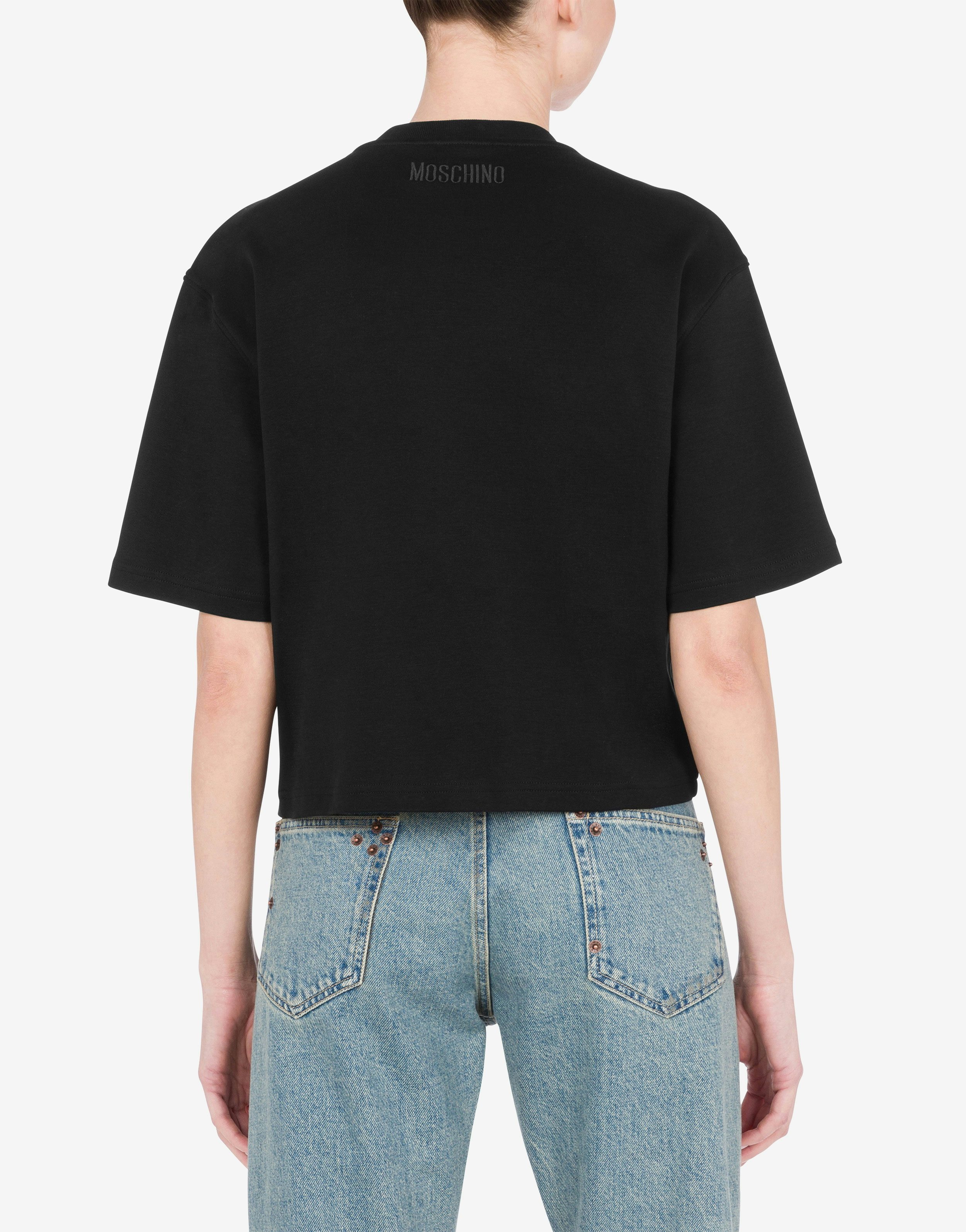 T-SHIRT IN INTERLOCK COTTON PEACE & PEARLS - 3