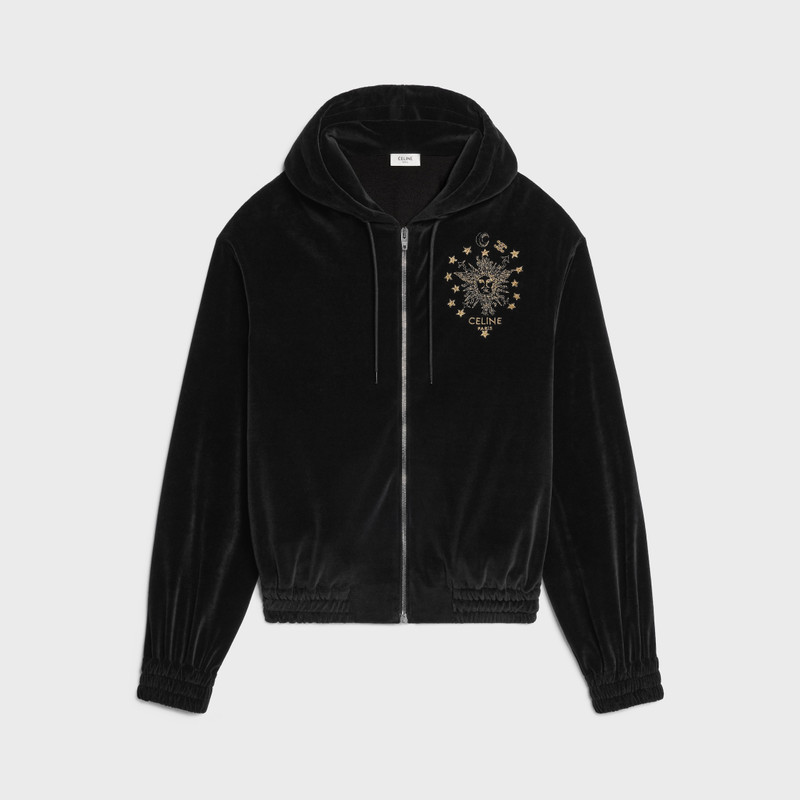 tracksuit jacket IN velvet jersey 1