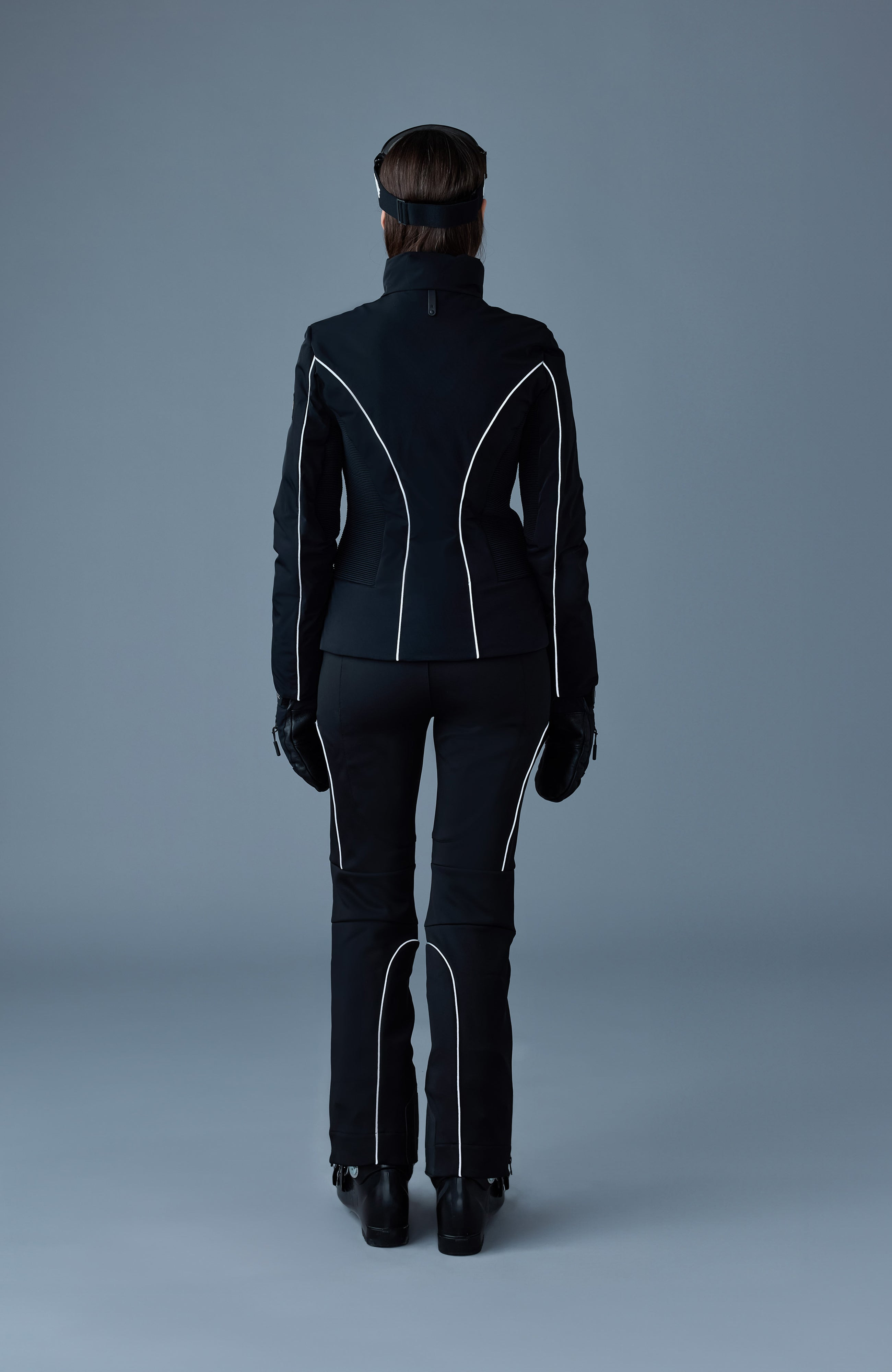 SANDRA Smocked detailed technical ski jacket - 4