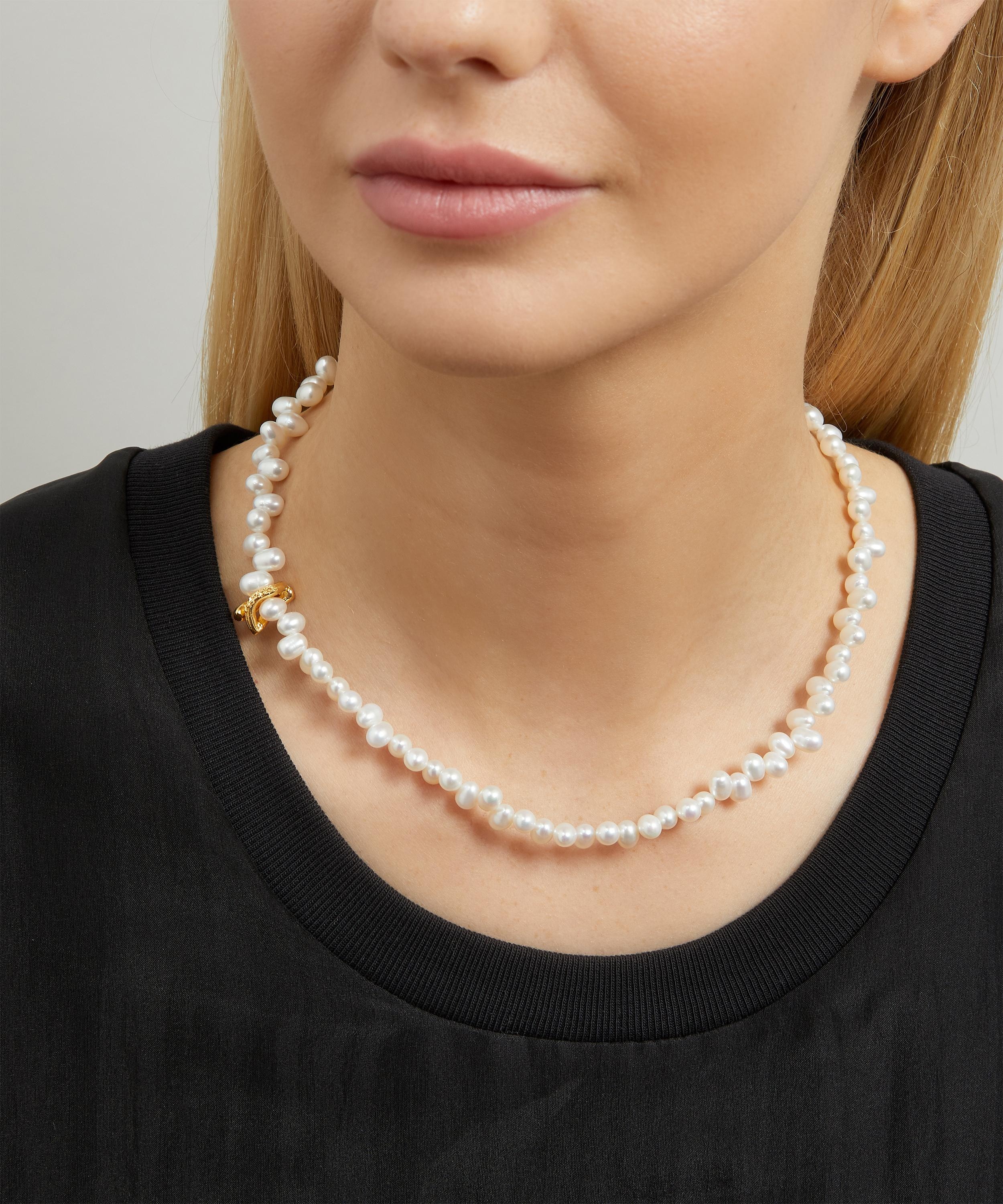 La Calliope Pearl Choker Necklace - 2