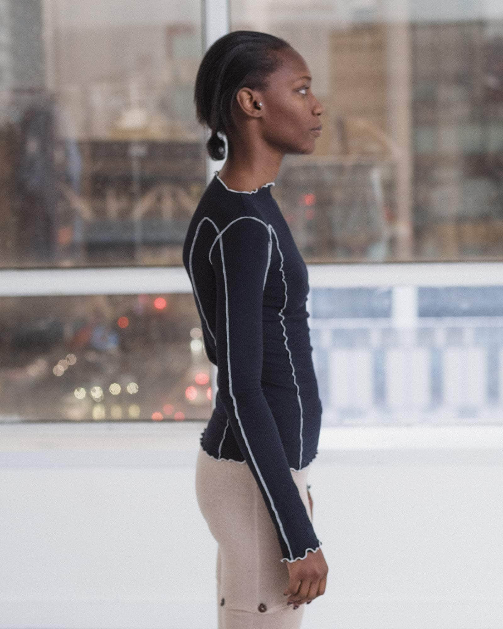 Omato Long Sleeve Tee - Organic Cotton Rib - 3