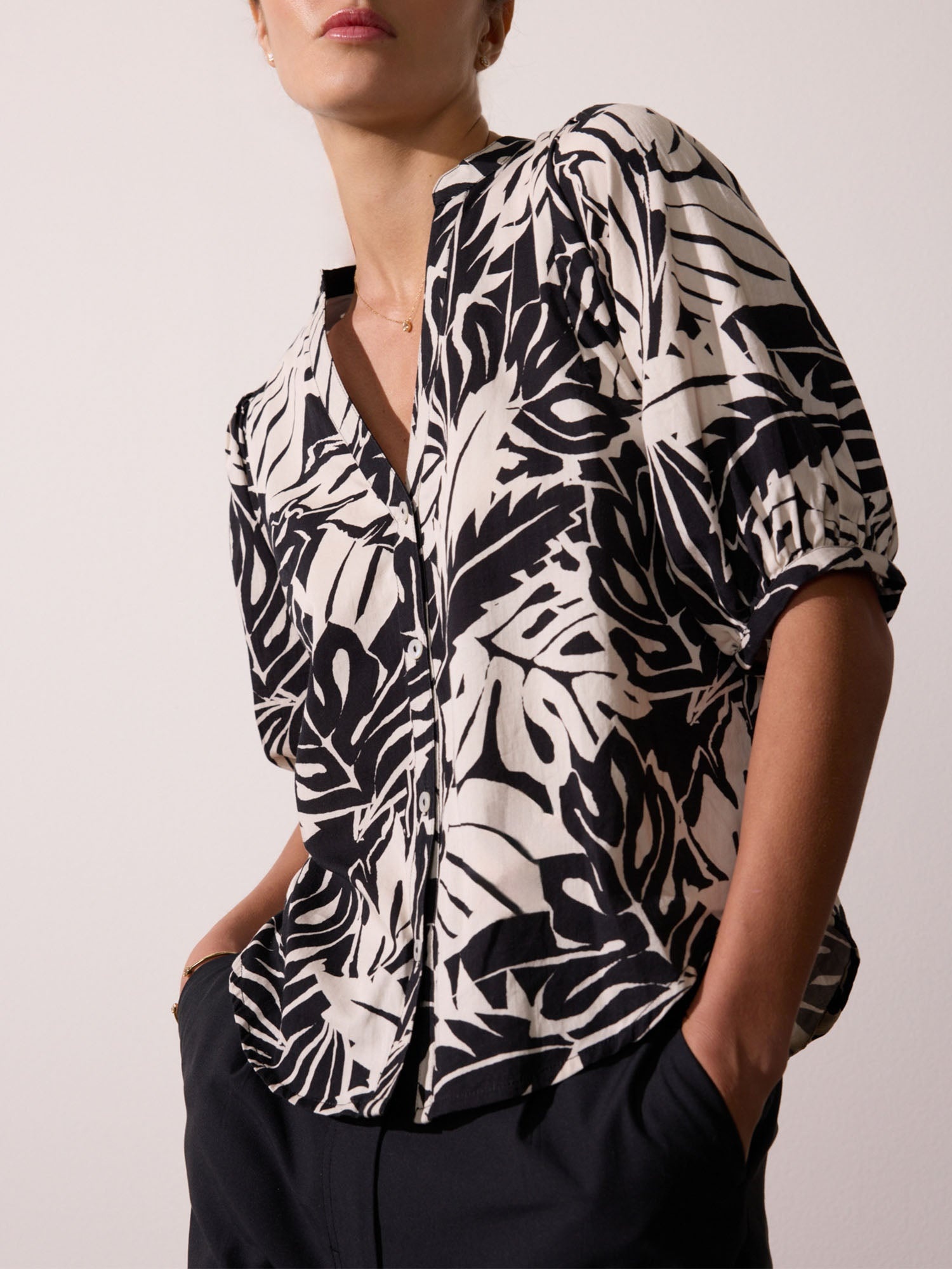 The Asteria Printed Blouse - 1