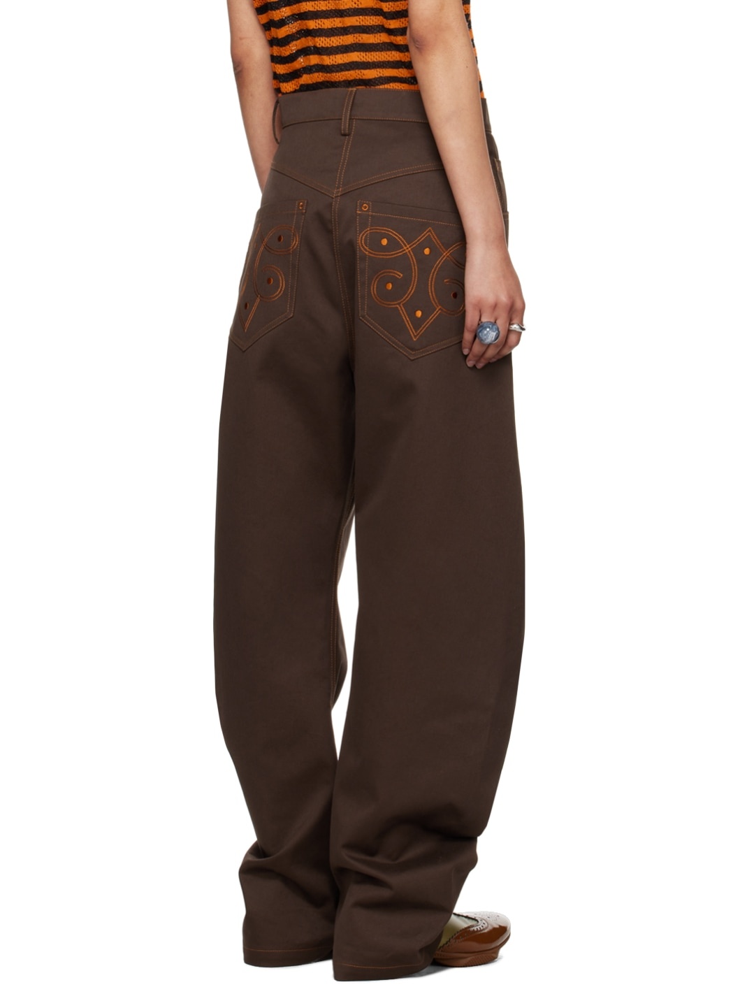 Brown Apollinaire Trousers - 3