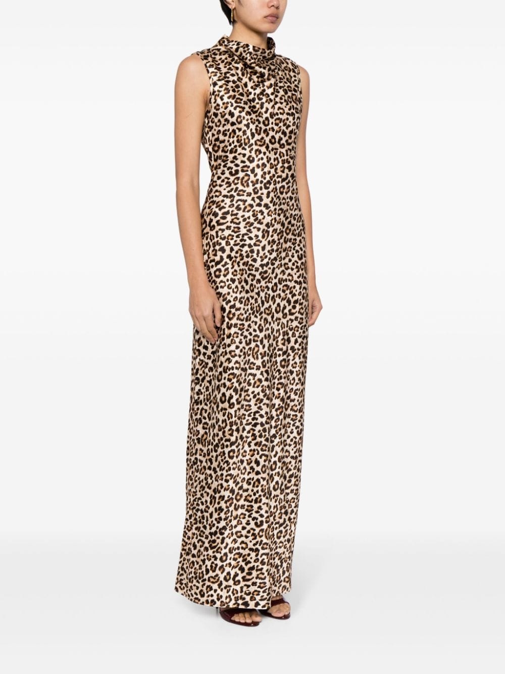 Kura leopard-print maxi dress - 3