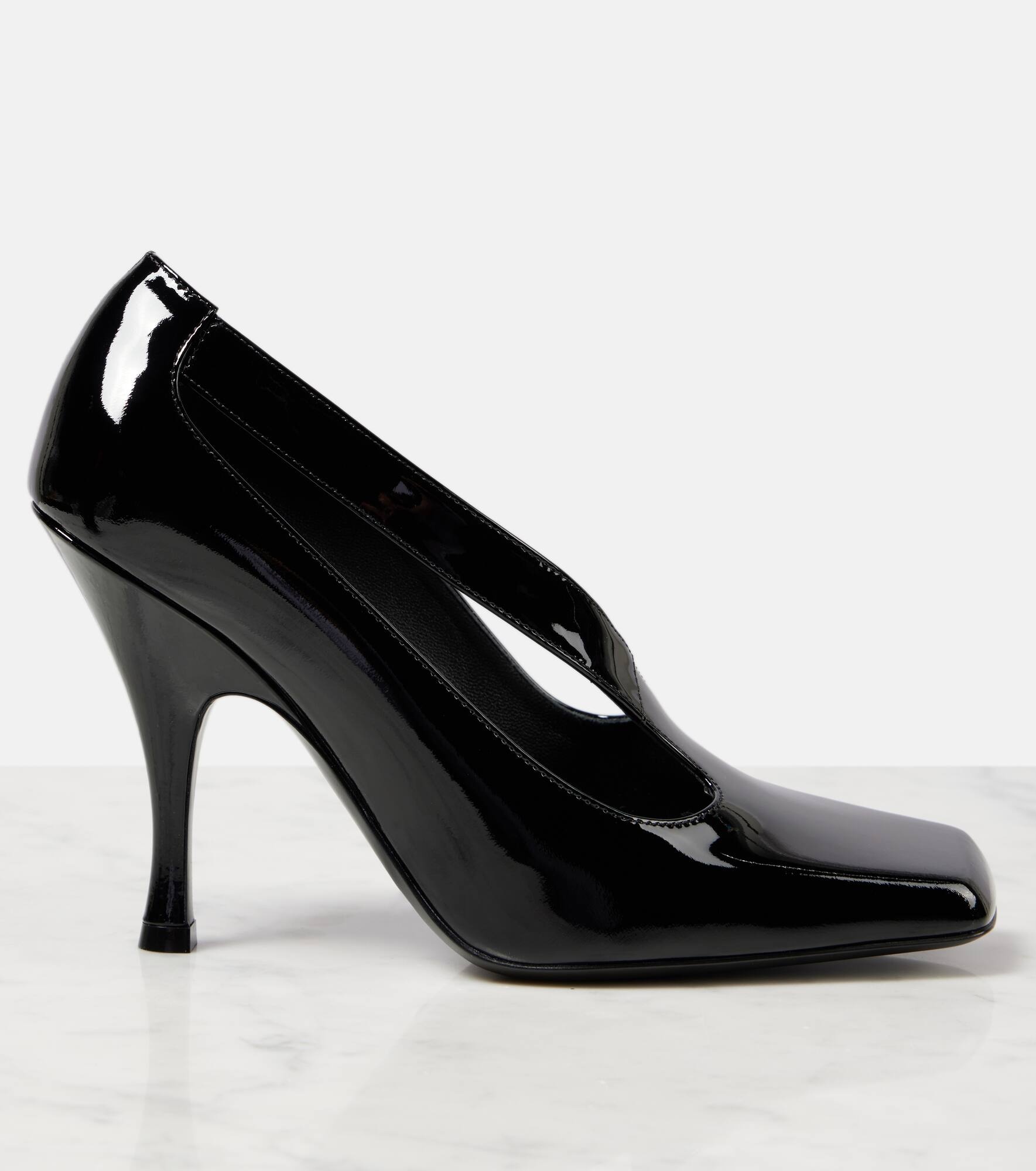 Eva 100 cutout patent leather pumps - 5